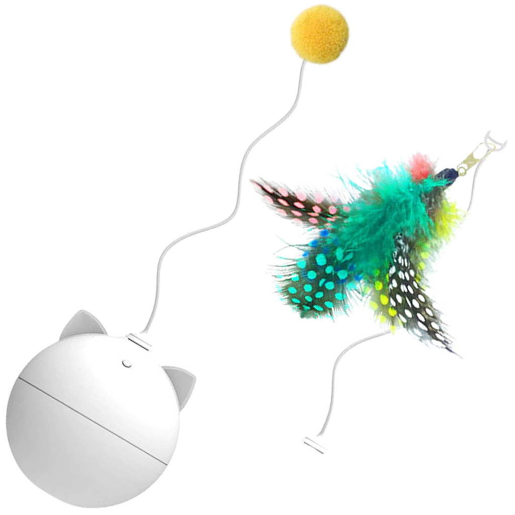 Kattelegetøjsbold med automatisk rullefunktion - Ozerty