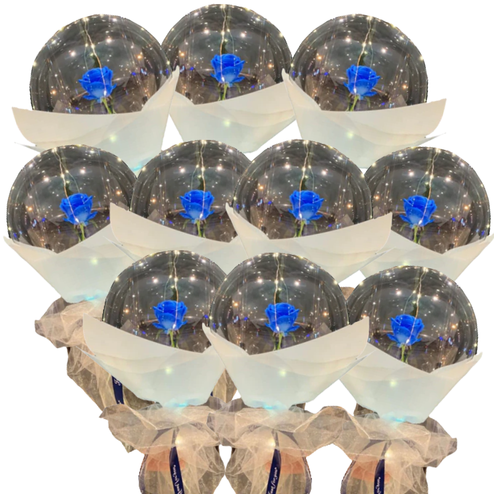 Smukke Rose LED-ballon