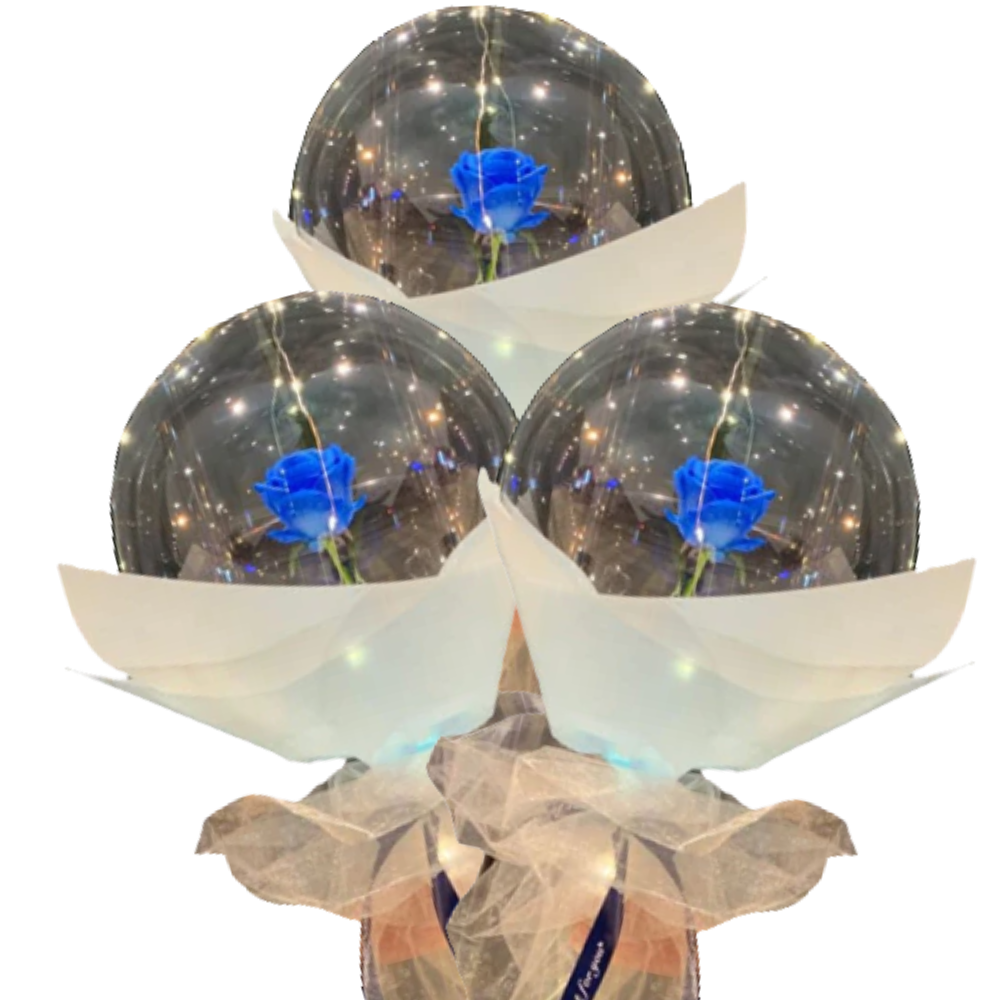 Smukke Rose LED-ballon