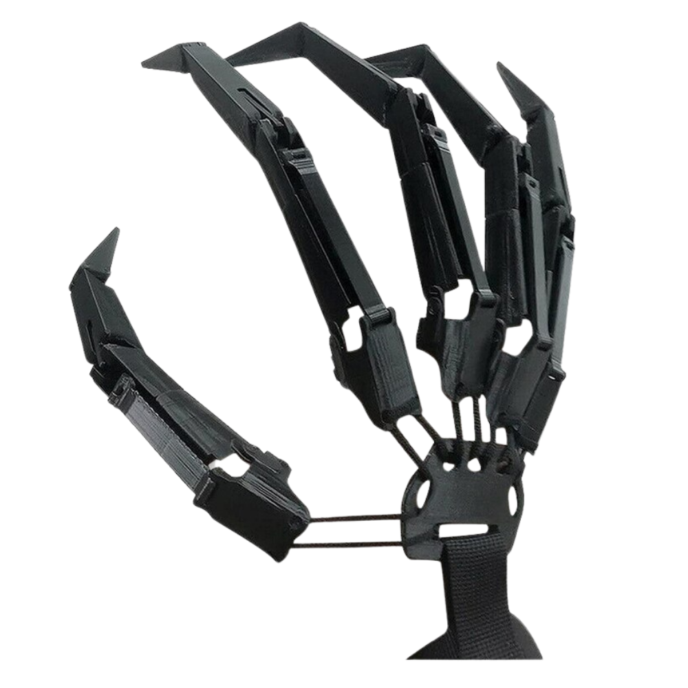 Falsk skelethåndhandske