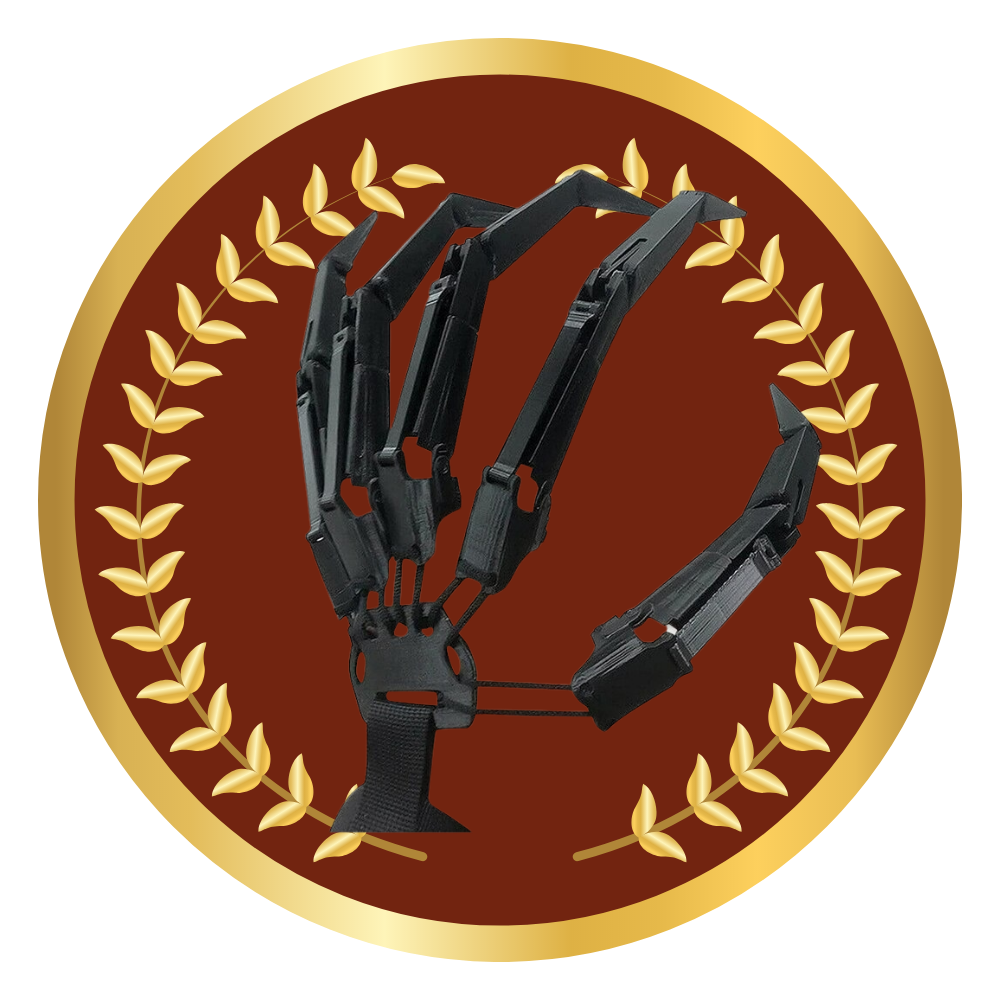 Falsk skelethåndhandske - Ozerty