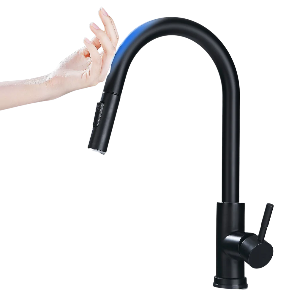 Fleksibel køkkenvandhane med sensor