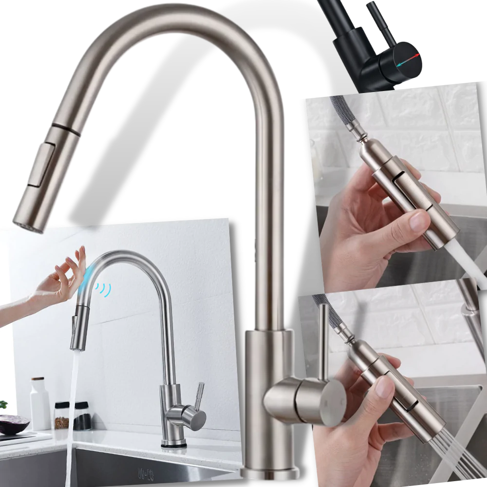 Fleksibel køkkenvandhane med sensor - Ozerty