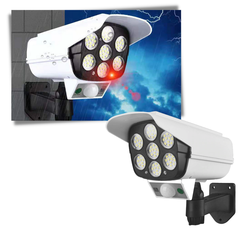 Solcelle bevægelsessensor LED lampe - Ozerty