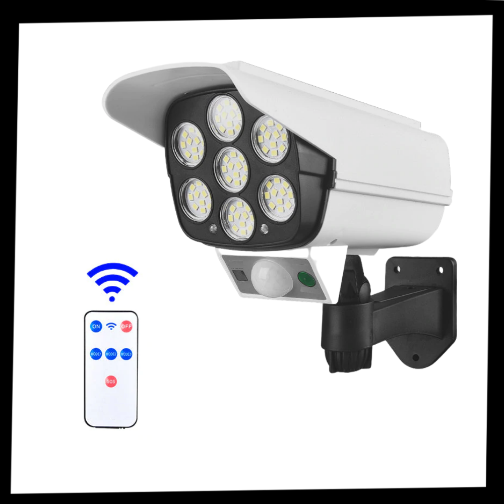 Solcelle bevægelsessensor LED lampe - Ozerty