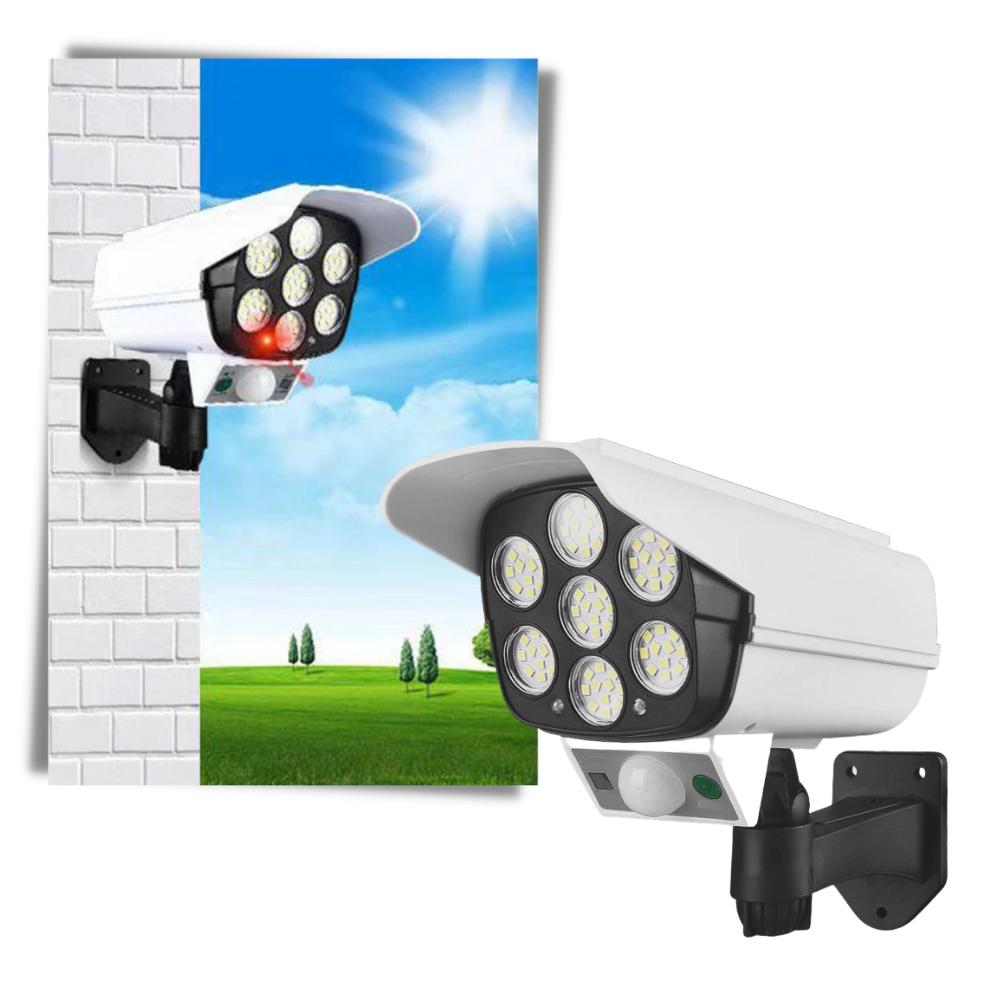 Solcelle bevægelsessensor LED lampe - Ozerty