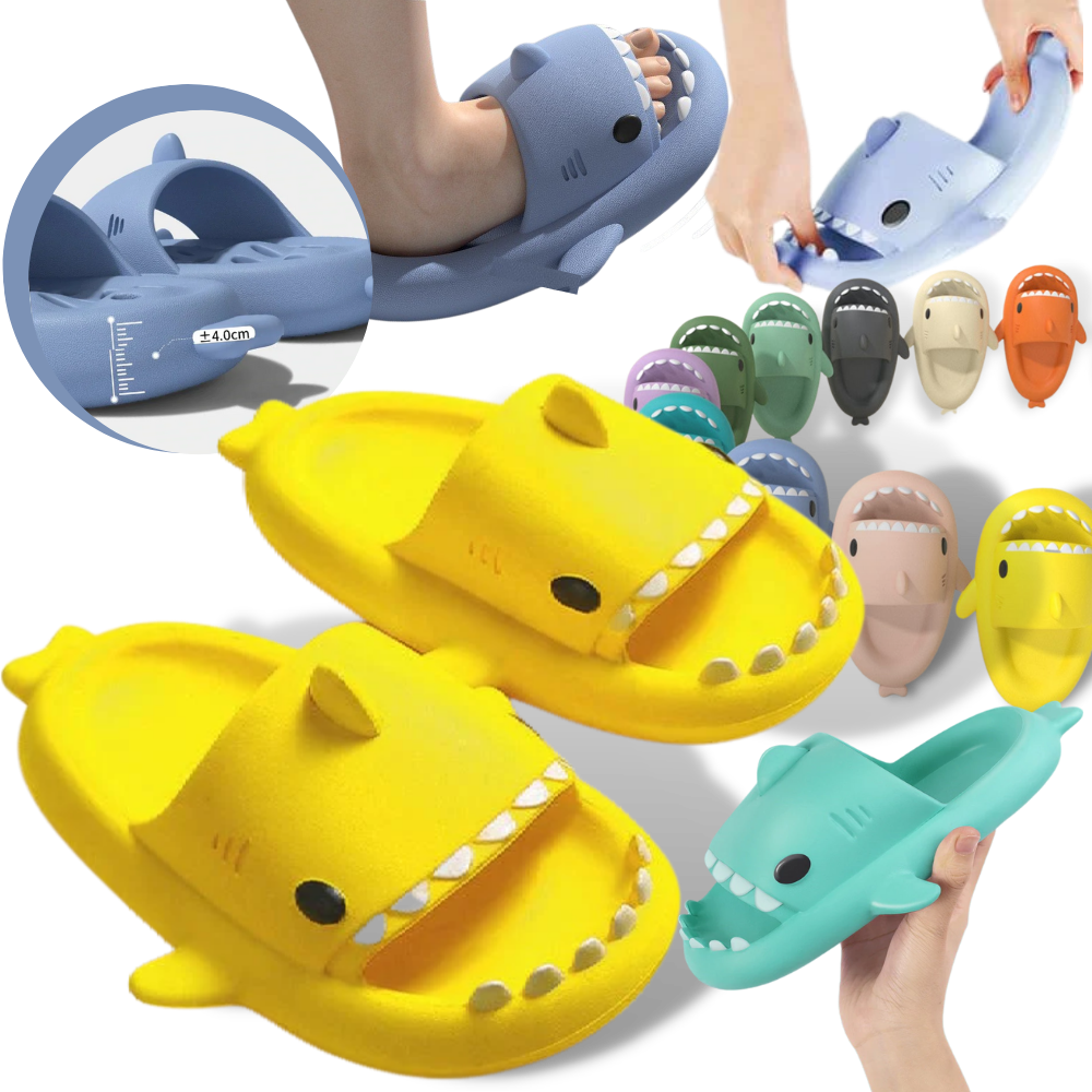 Strandtøfler med haj - Ozerty