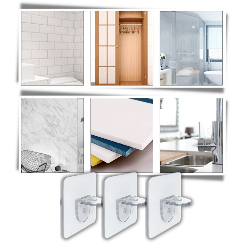 Selvklæbende hyldebeslag - Ozerty