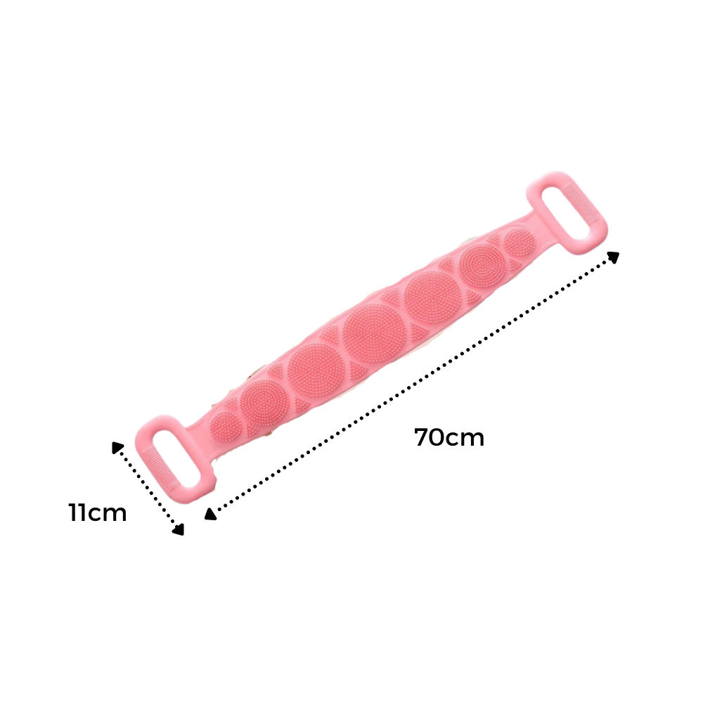 Strækbar silikone eksfolierende bodyscrubber - Ozerty