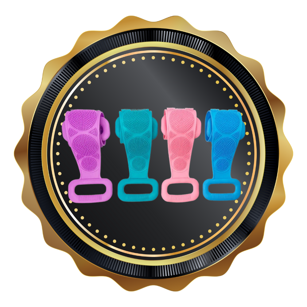 Strækbar silikone eksfolierende bodyscrubber - Ozerty