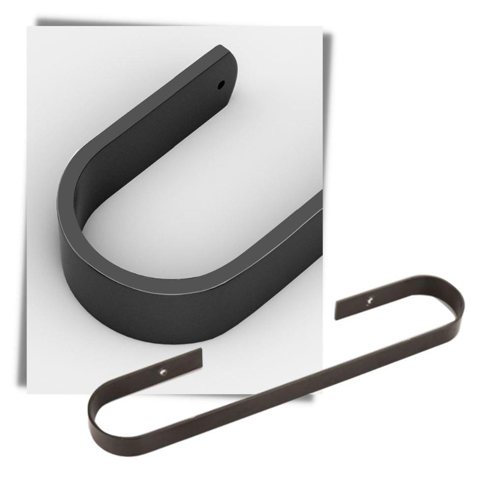 Vægmonteret hylde til hjemmesko i aluminium - Ozerty