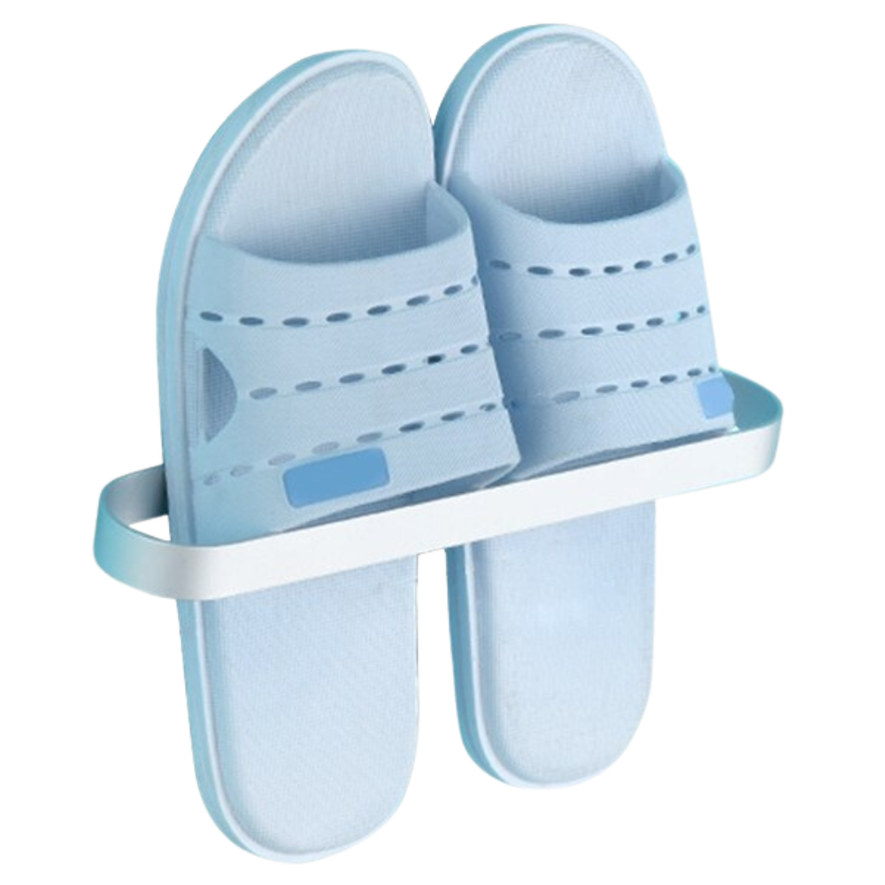 Vægmonteret hylde til hjemmesko i aluminium