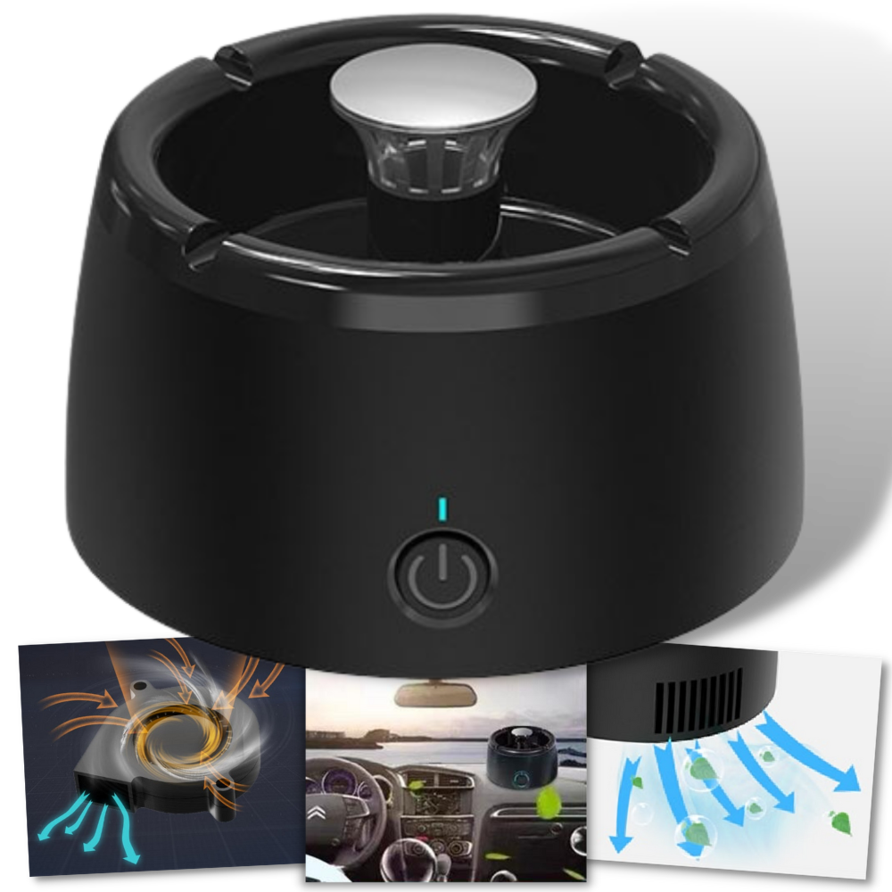 Smart røgfjernende Askebæger - Ozerty