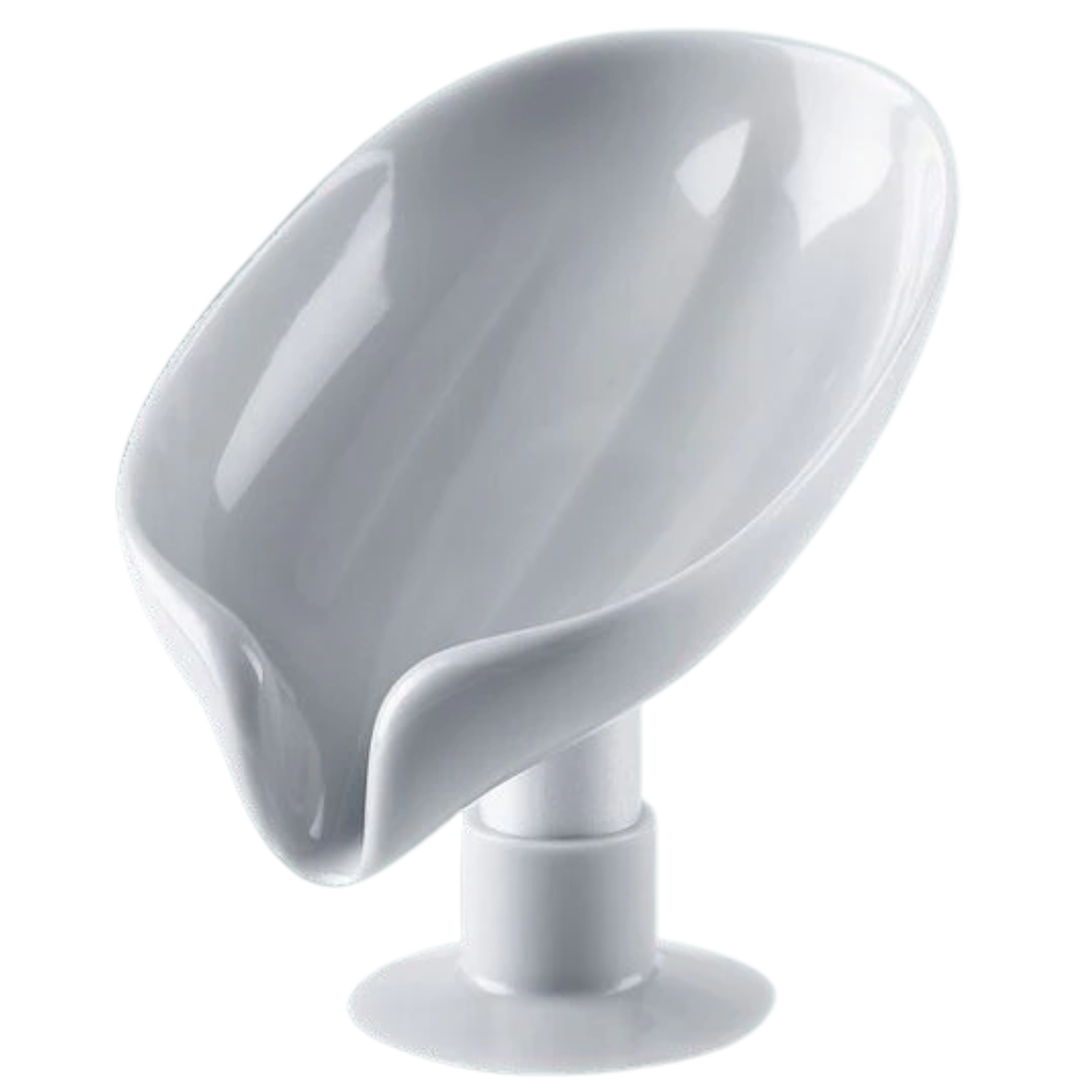 Bladformet sæbeholder med afløb - Ozerty