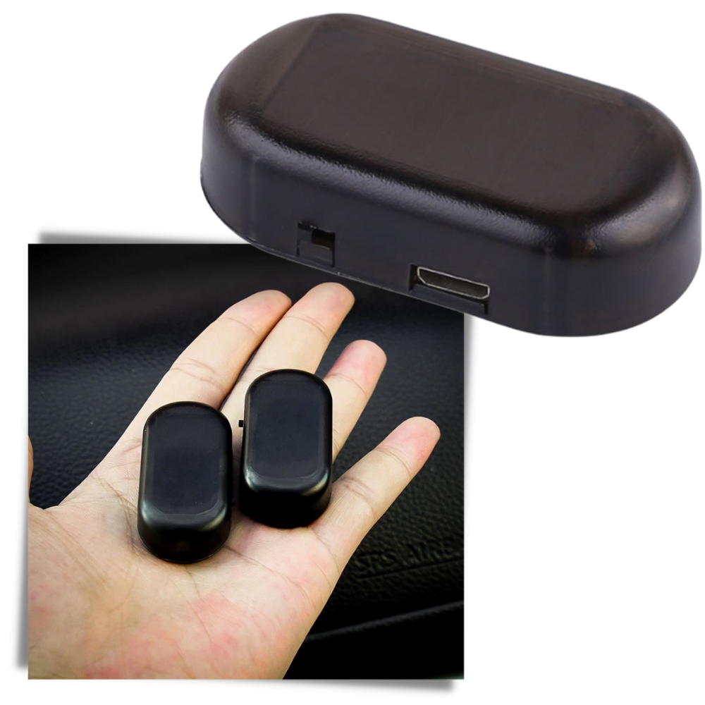 Solcelledrevet advarselslys til biler - Ozerty