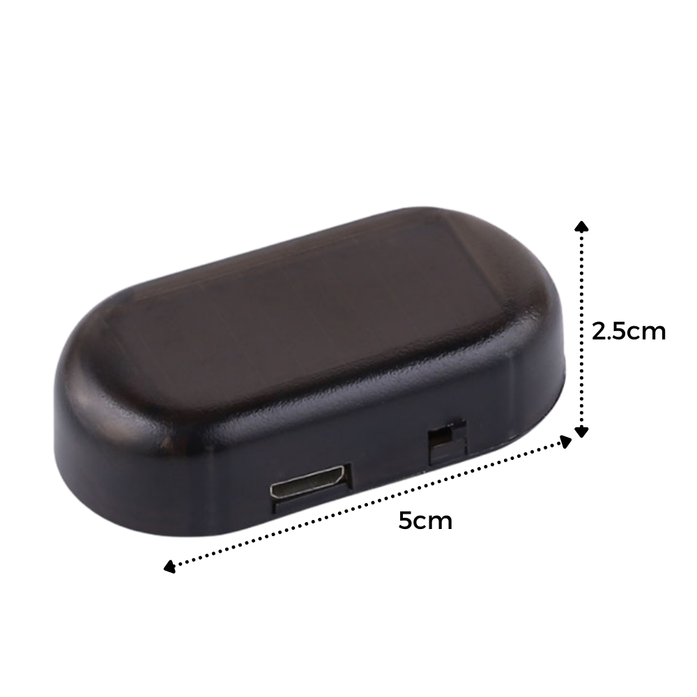 Solcelledrevet advarselslys til biler - Ozerty