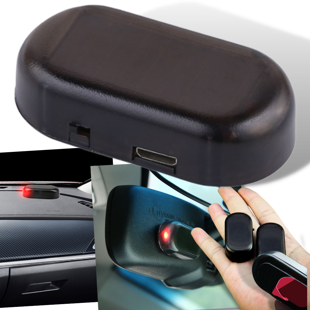 Solcelledrevet advarselslys til biler - Ozerty