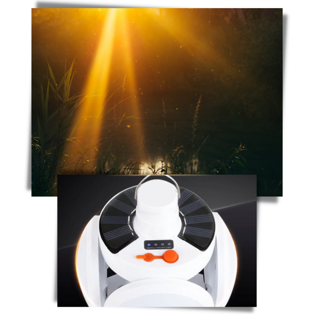 Genopladelig camping LED-lampe - Ozerty