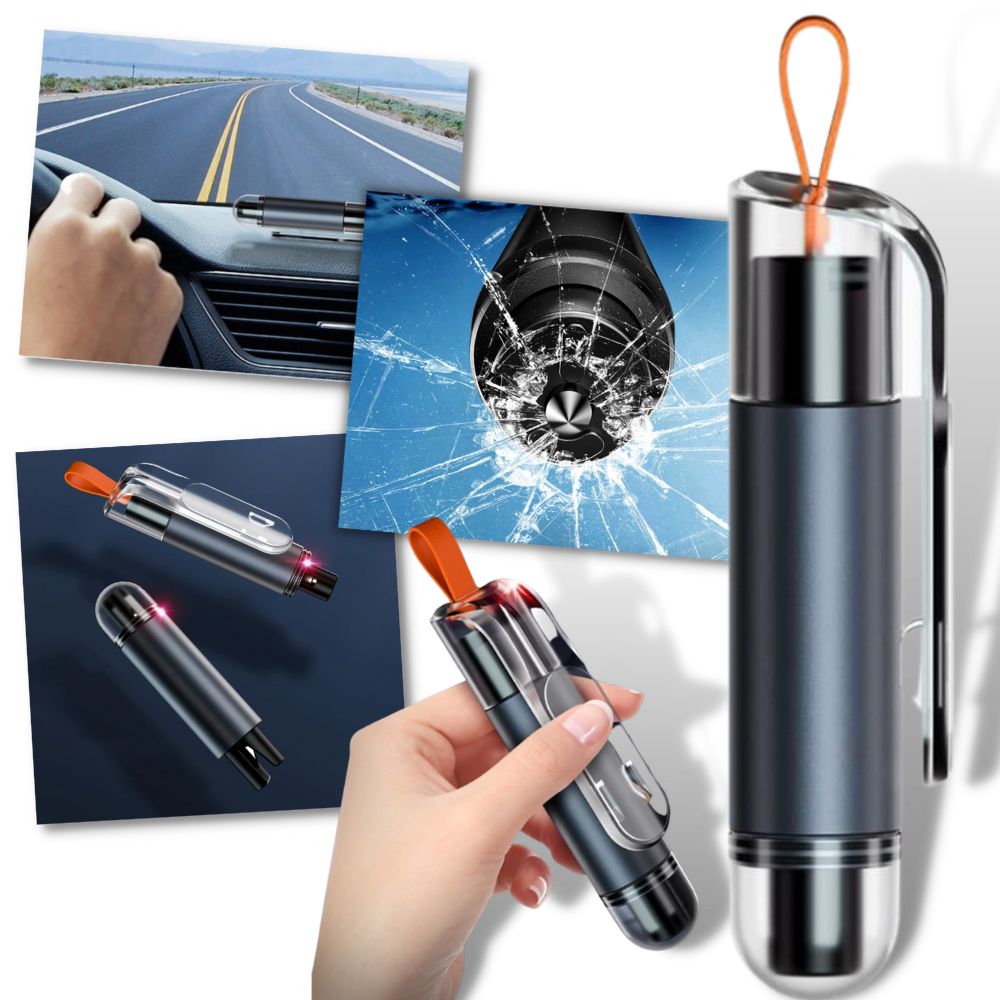 Multifunktionelt værktøj med sikkerhedshammer - Ozerty