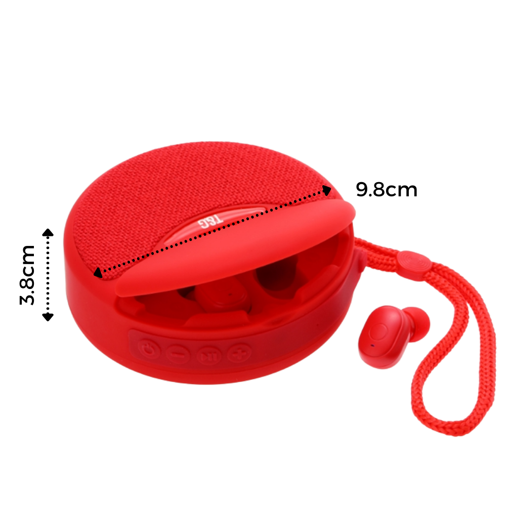 Trådløs bluetooth-højttaler med høretelefoner - Ozerty