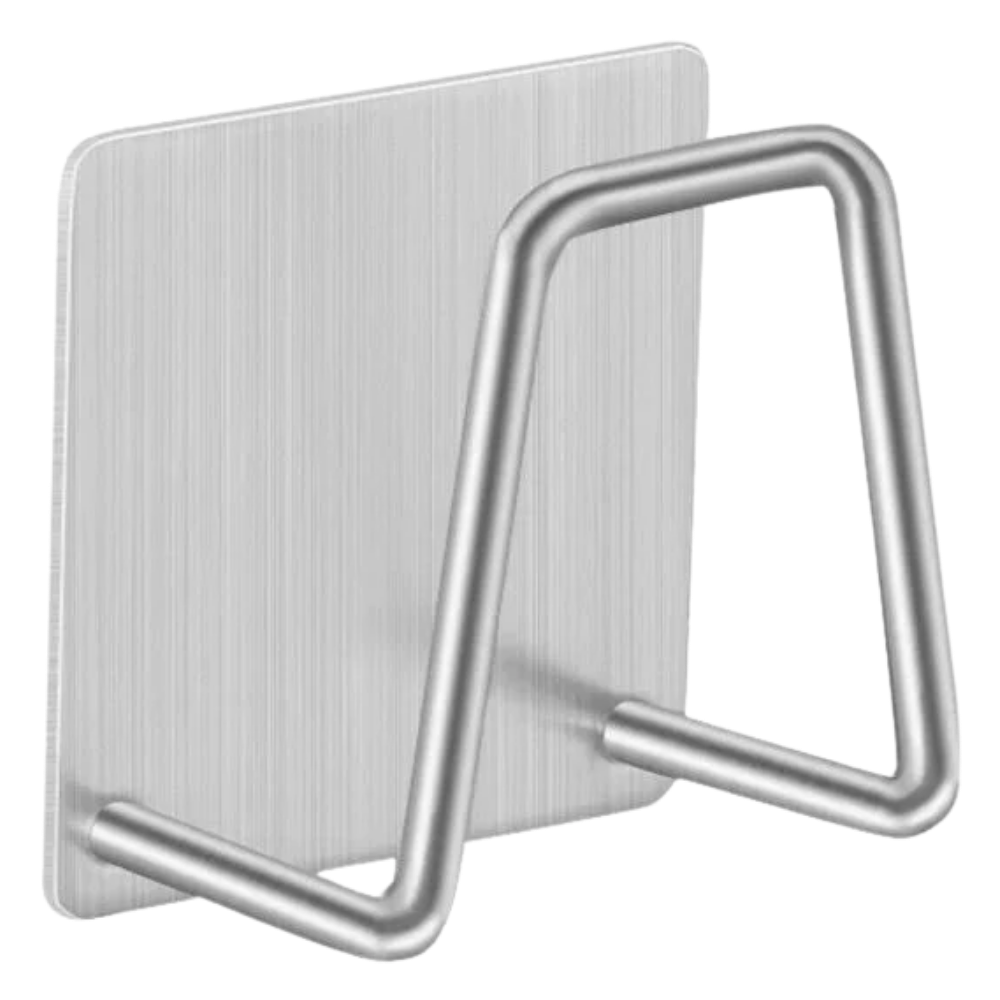 Pakke med 2 svampeholdere i rustfrit stål - Ozerty