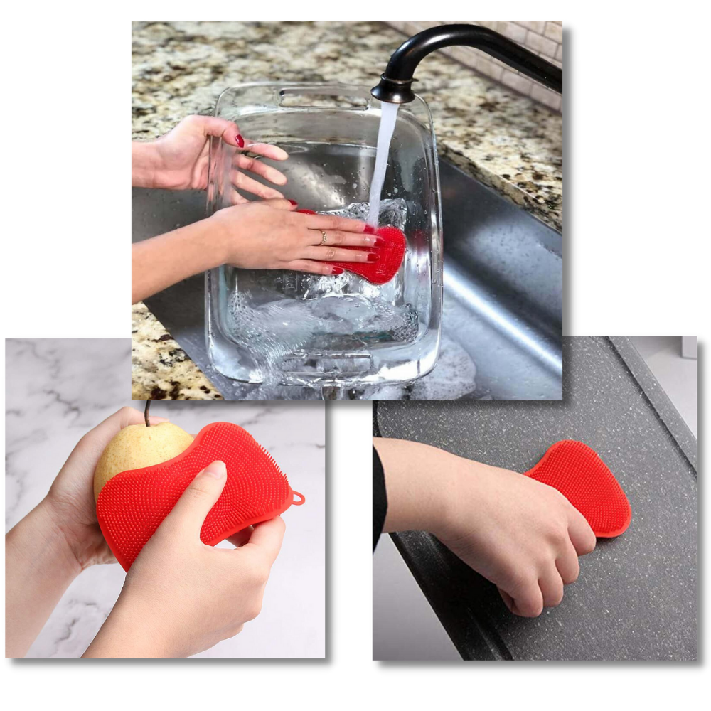 Silikone køkkensvamp - Ozerty