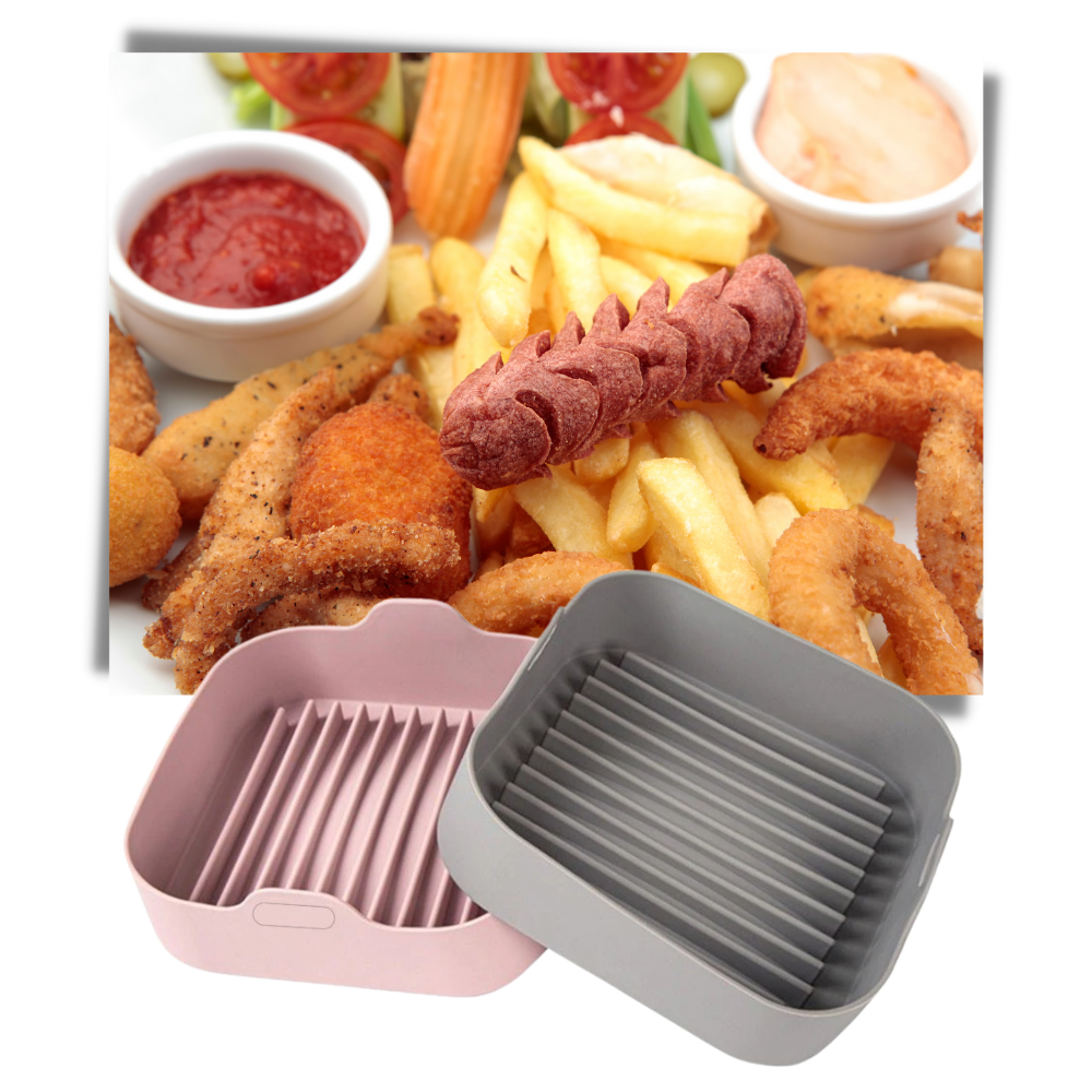 Miljøvenlig firkantet silikonepande - Ozerty