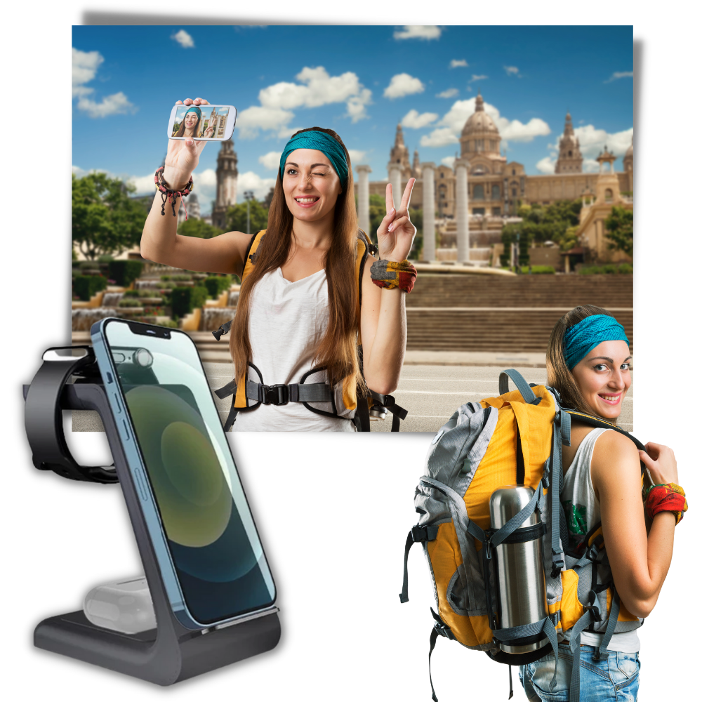 Trådløs opladningsstation til telefoner - Ozerty