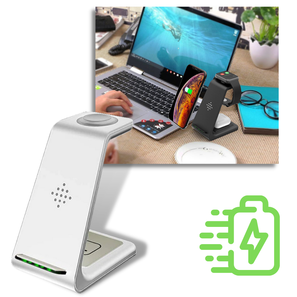 Trådløs opladningsstation til telefoner - Ozerty