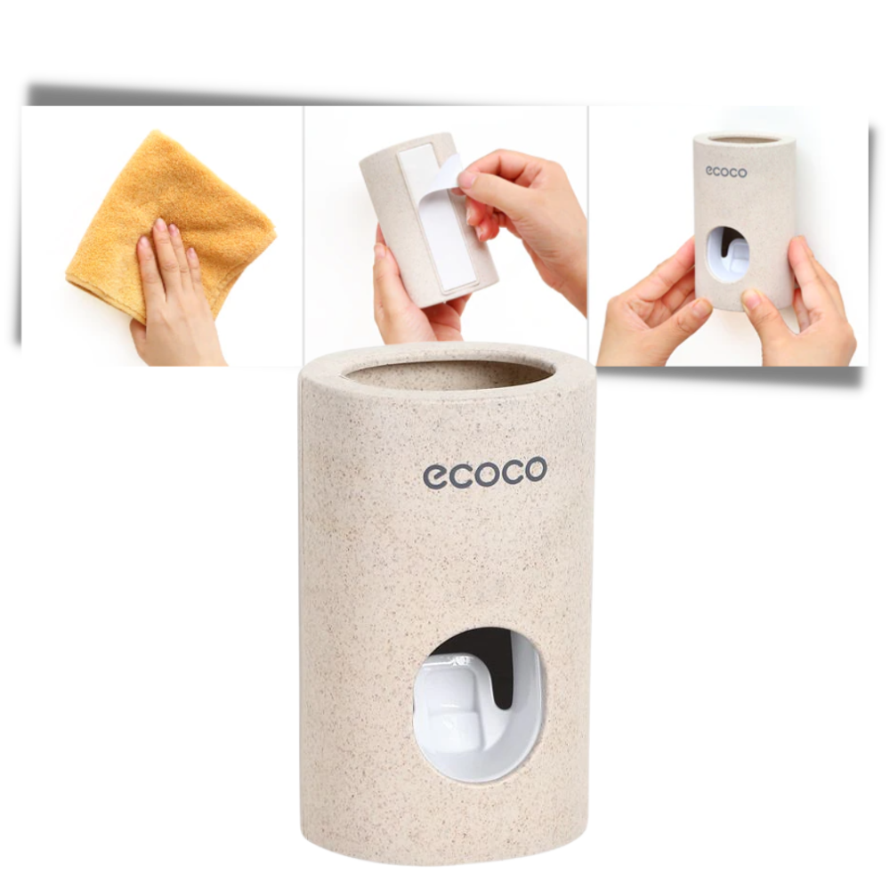 Tandpastadispenser til stenvægsmontering - Ozerty