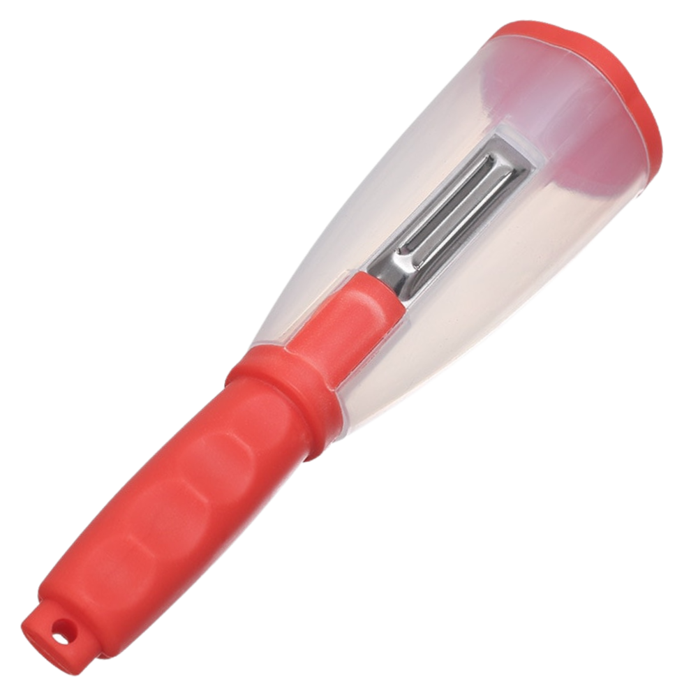 Frugt & grøntsagsskræller med beholder