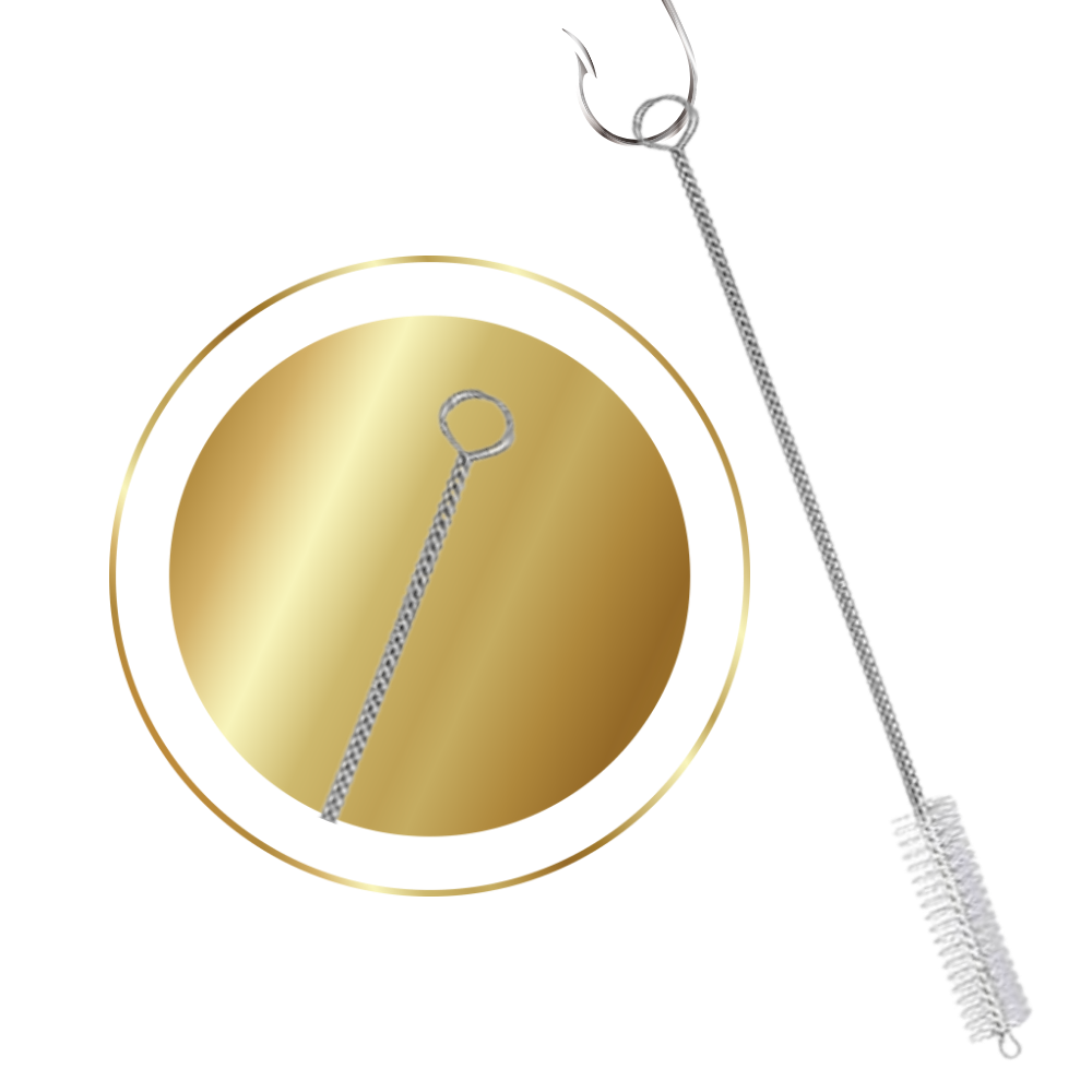 10-pakke sugerørsrensere med børste - Ozerty