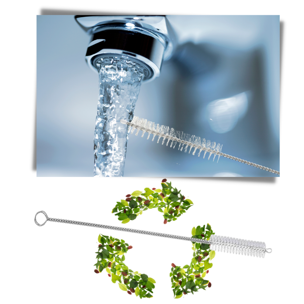 10-pakke sugerørsrensere med børste - Ozerty