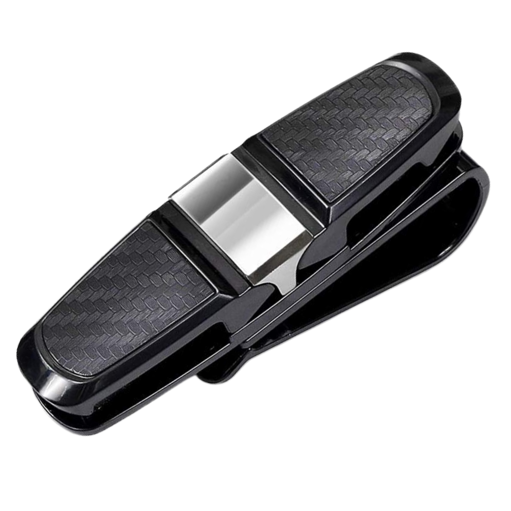 Solbrilleholder til solskærm i bilen