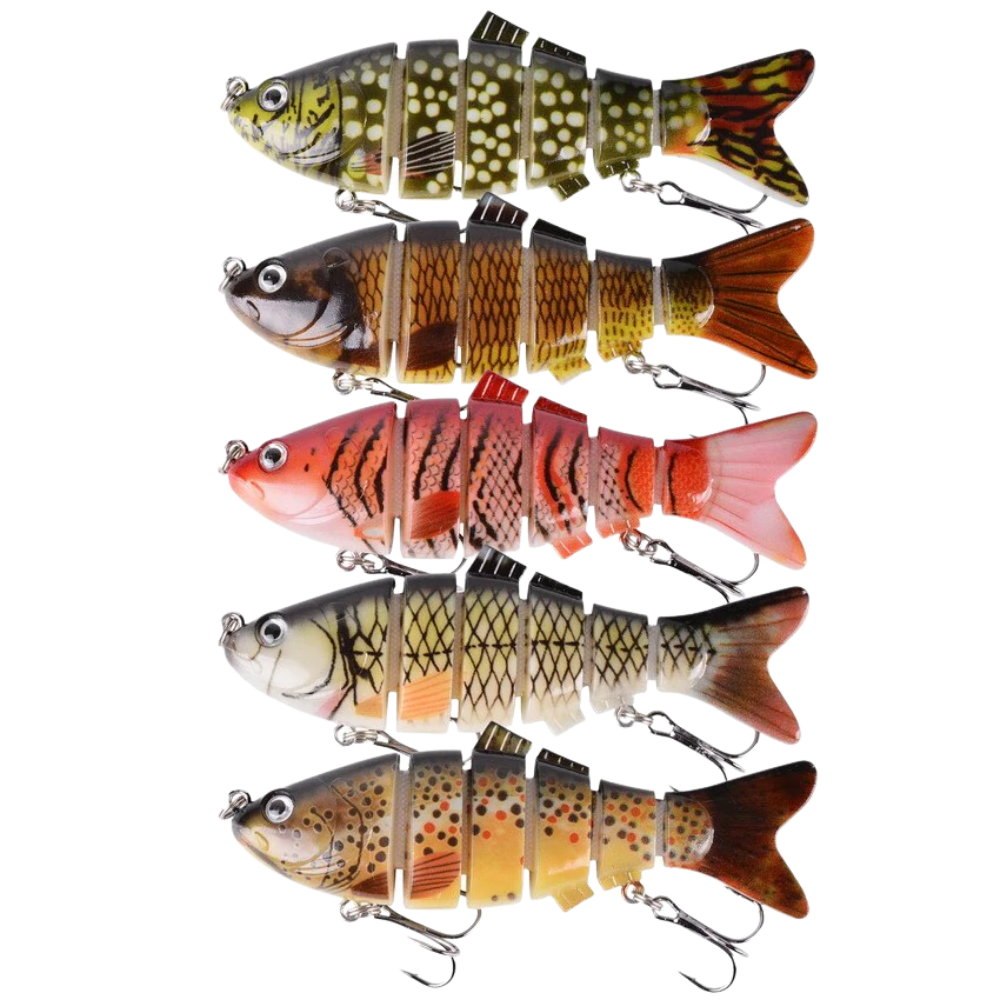 Sæt med kunstige wobbler-fiskelokker - Ozerty