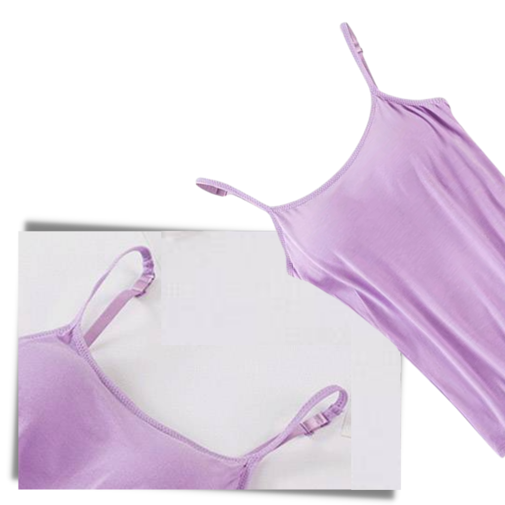 Camisole med indbygget bh - Ozerty