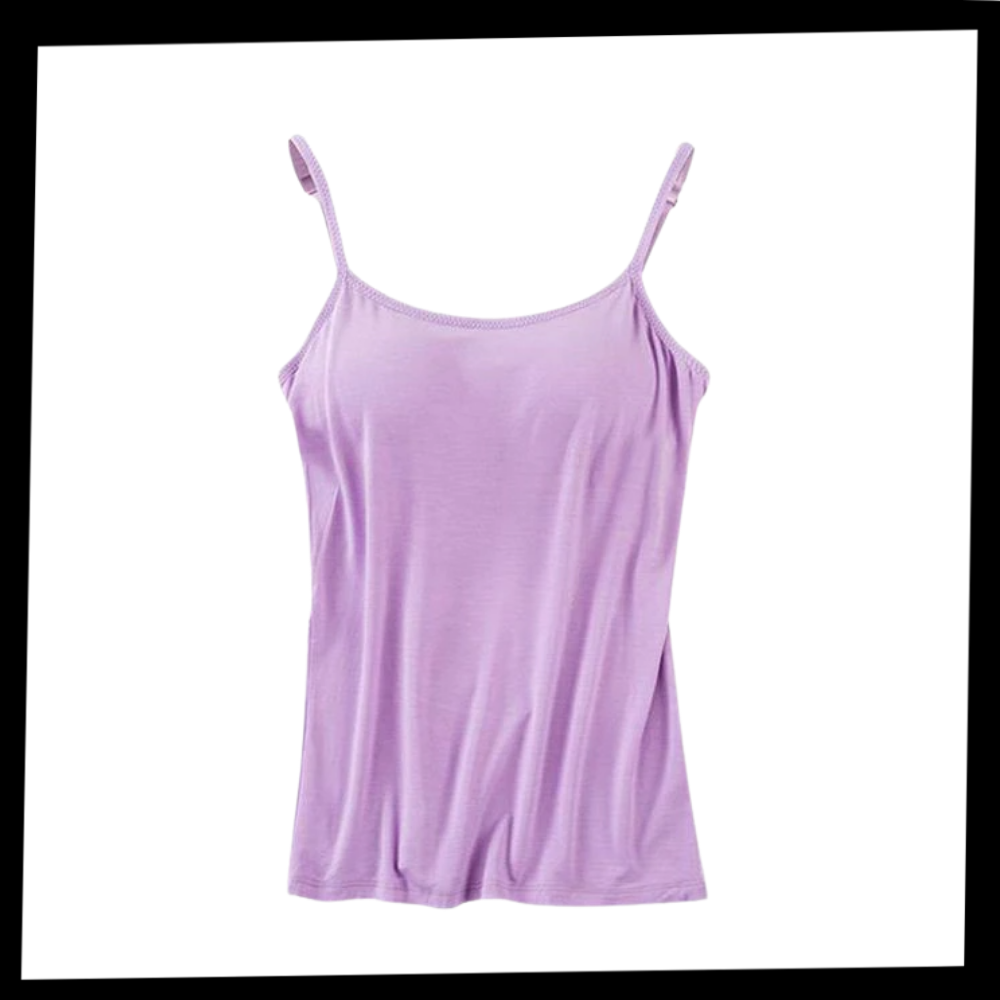 Camisole med indbygget bh - Ozerty