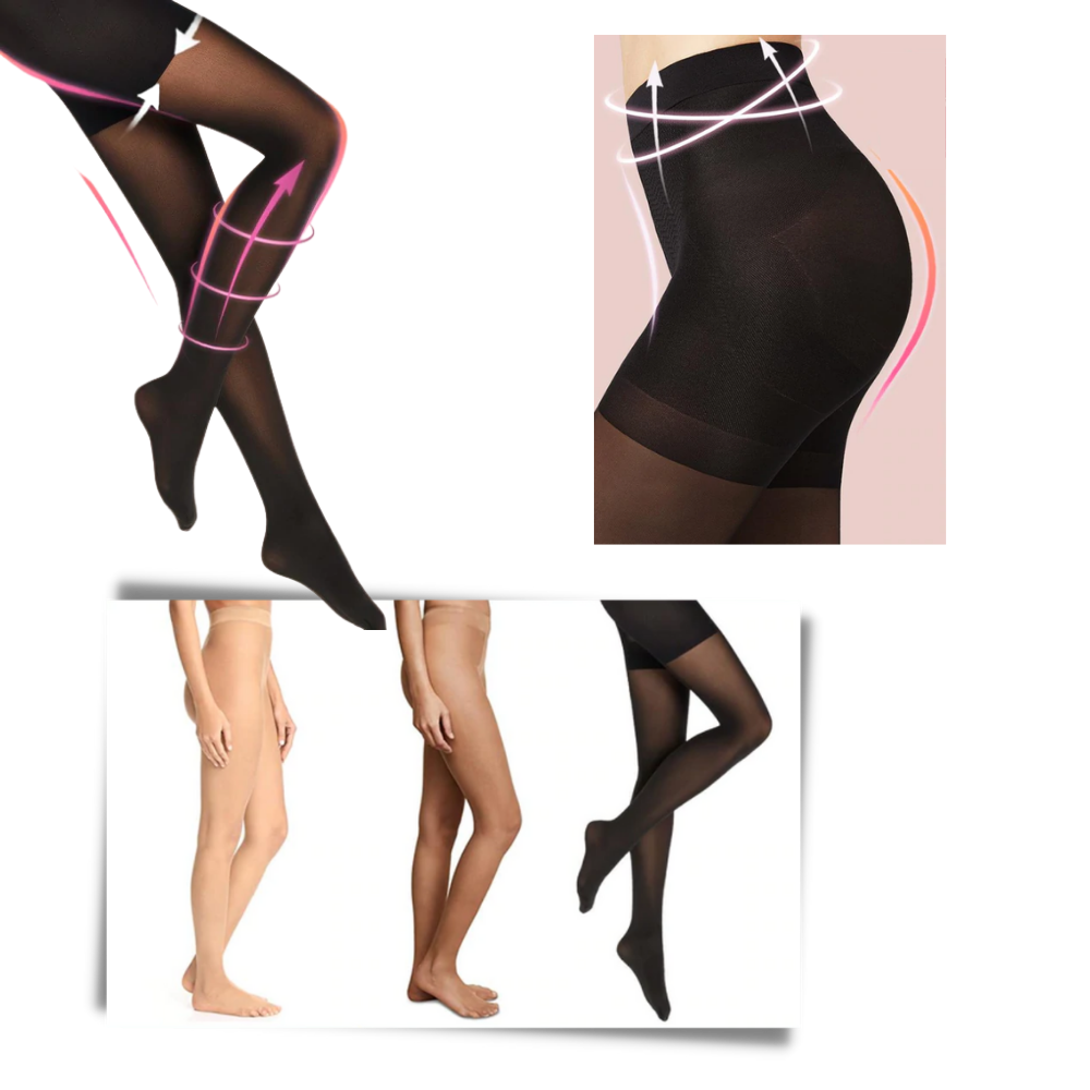 Øjeblikkelig slankende formgivning af kompressionsstrømpebukser - Ozerty
