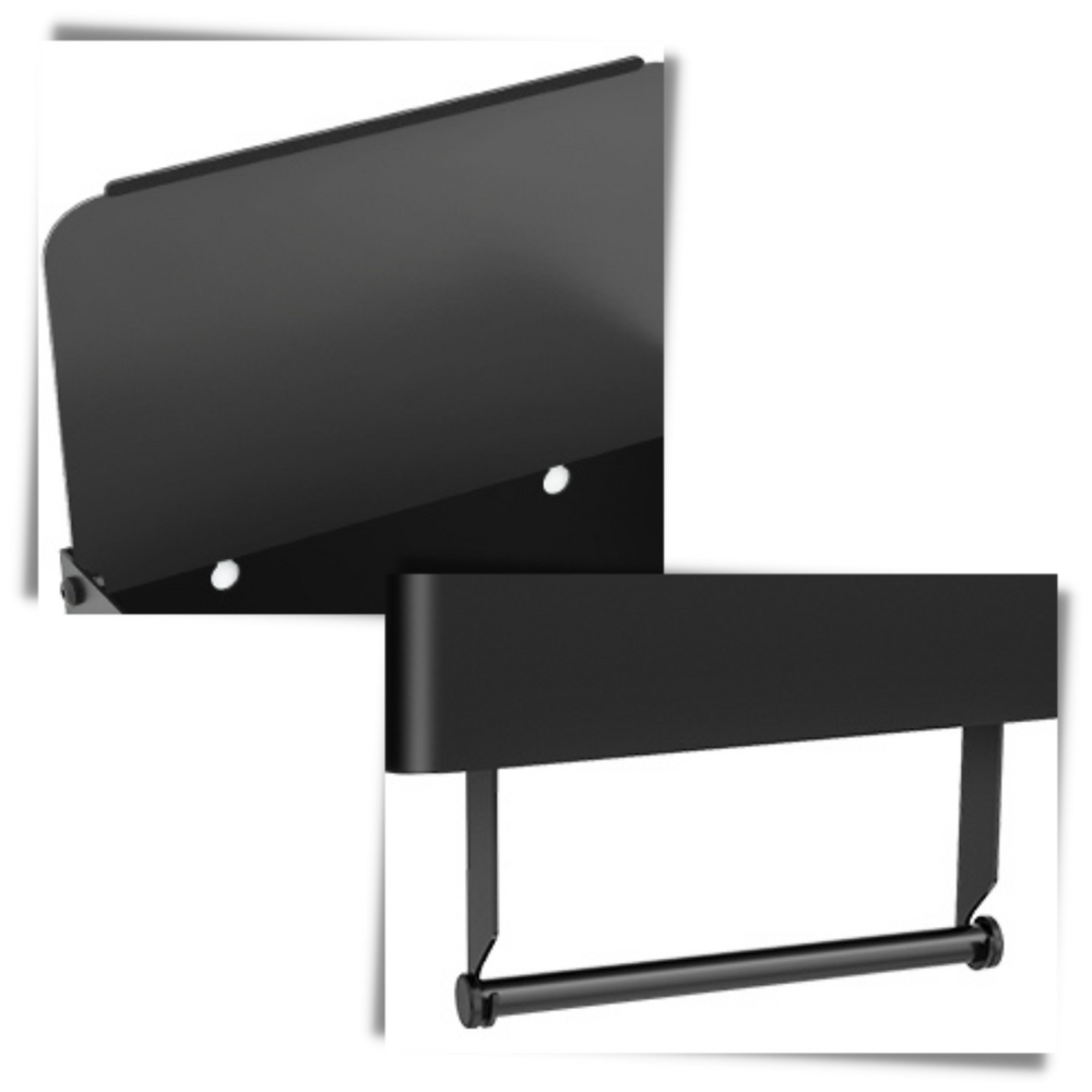 Toiletpapirsholder og papirlommetørklædeboks - Ozerty