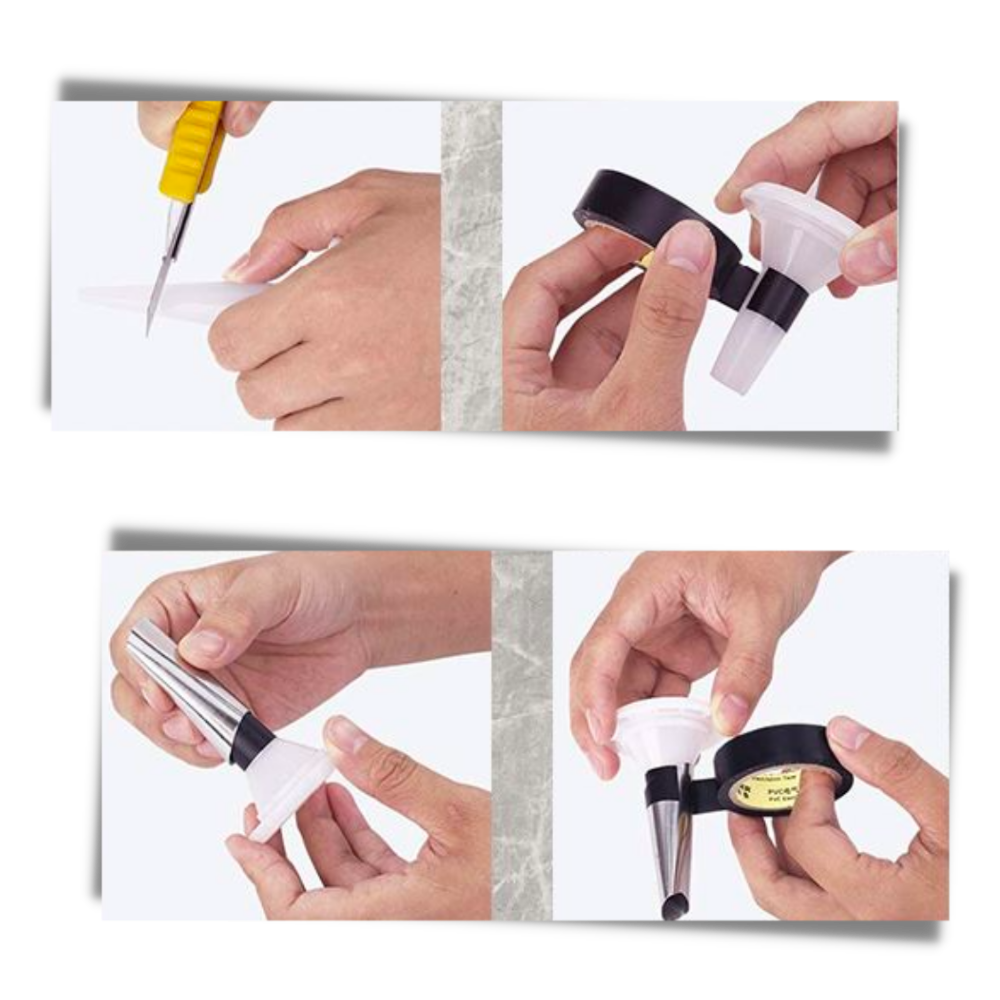 Sæt med tætningsdyser i rustfrit stål - Ozerty