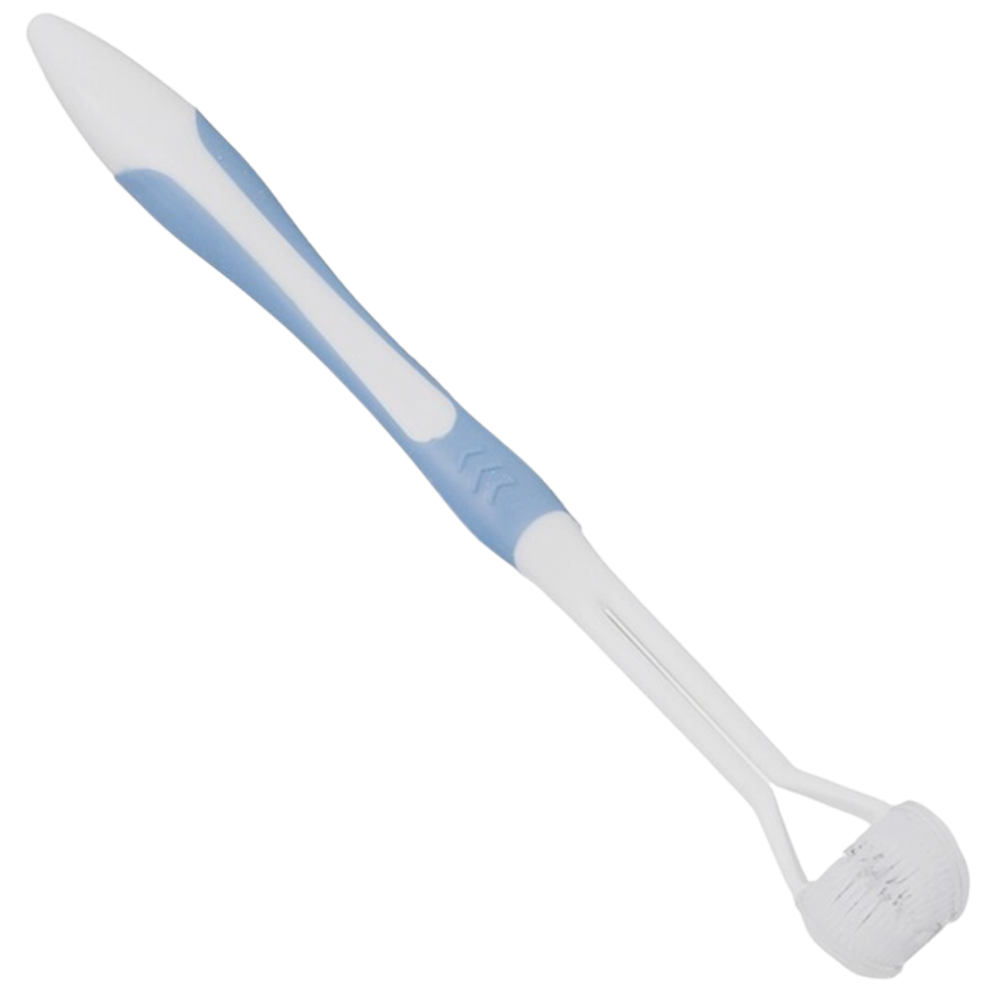 Tre-sidet tandbørste til voksne og børn - Ozerty