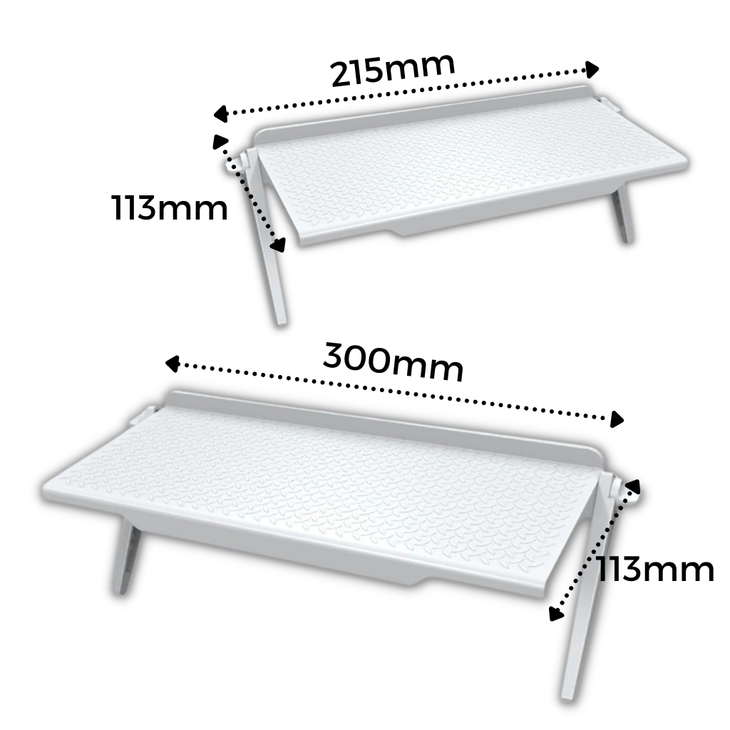 Multifunktionel skærm hyldeskrivebord - Ozerty