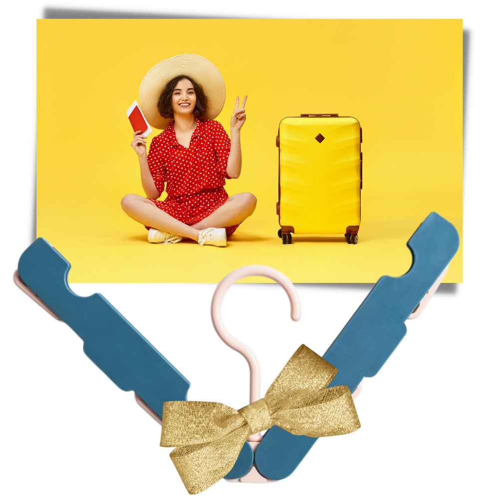 2-pakke bærbare tøjbøjler - Ozerty