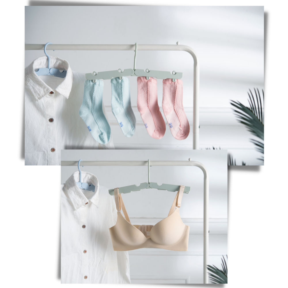 2-pakke bærbare tøjbøjler - Ozerty