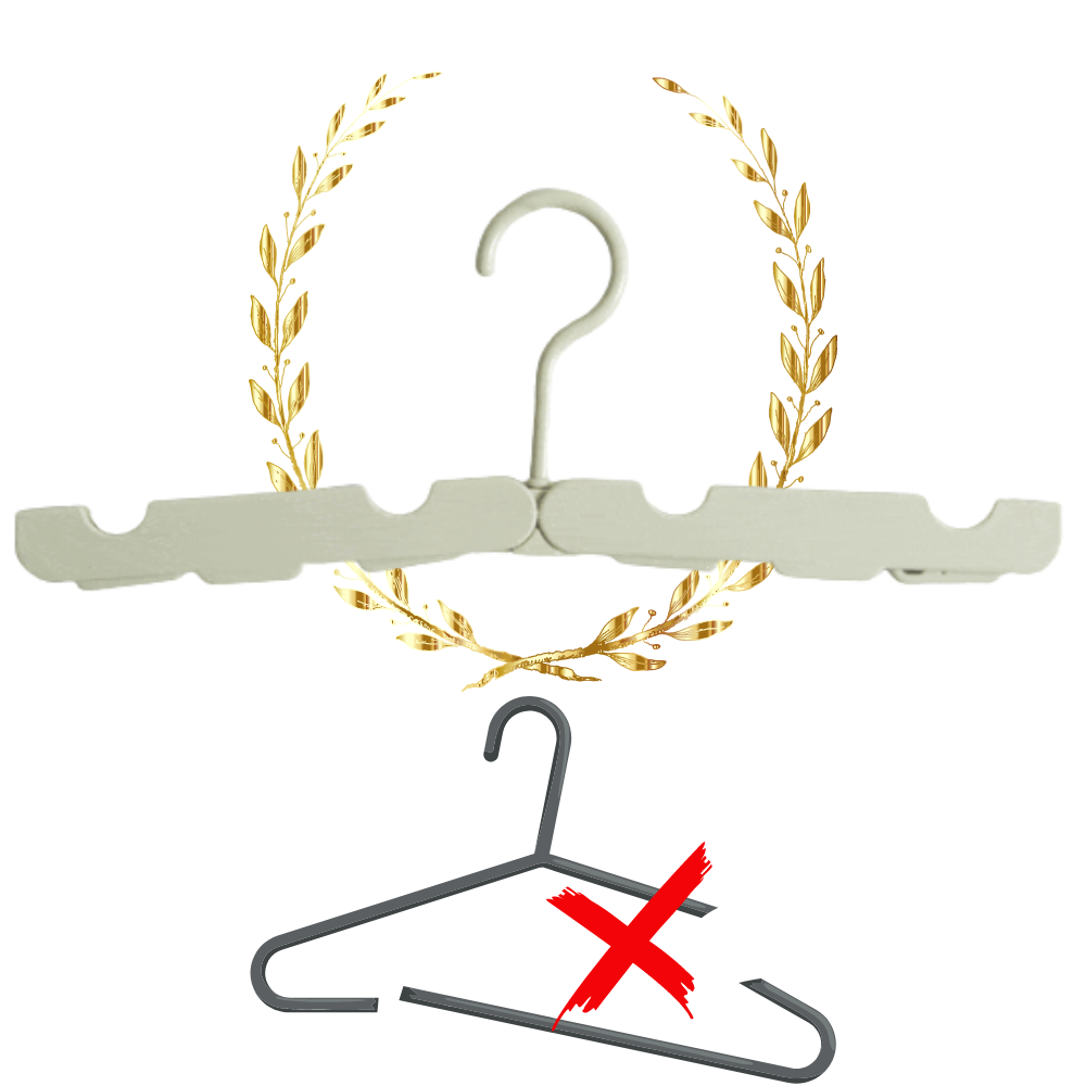 2-pakke bærbare tøjbøjler - Ozerty