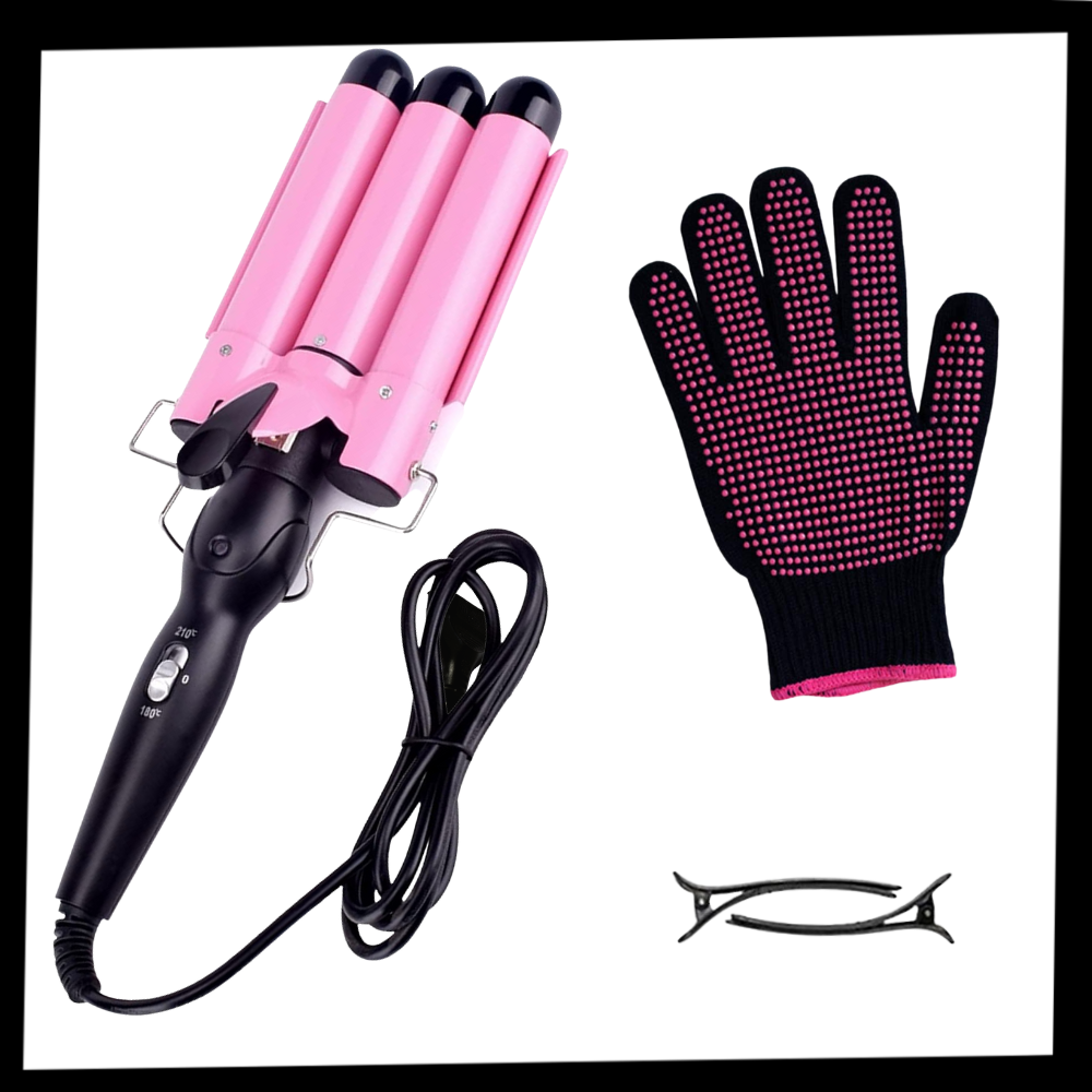 Keramisk triple krøllejern - Ozerty