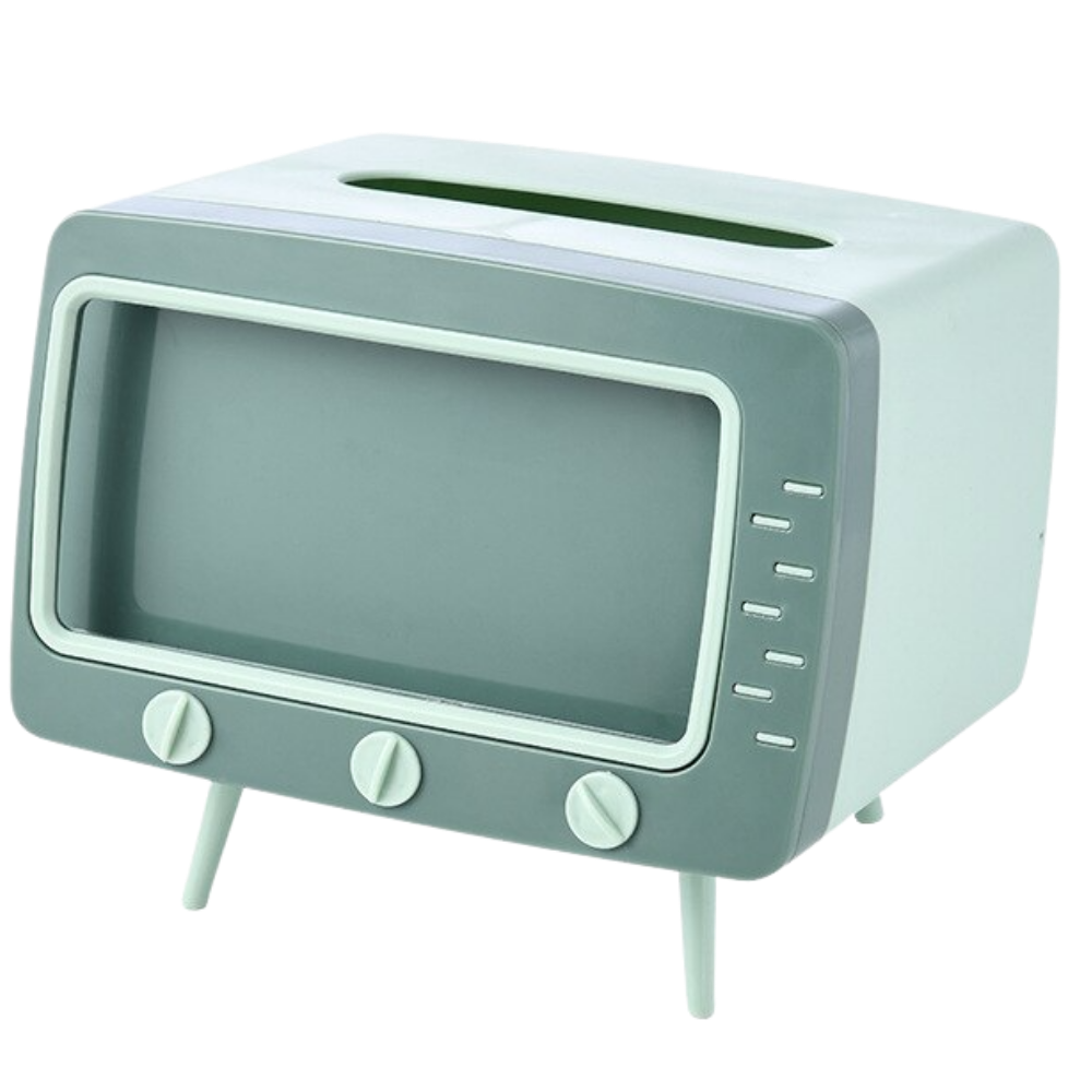 Papirdispenser med telefonholder