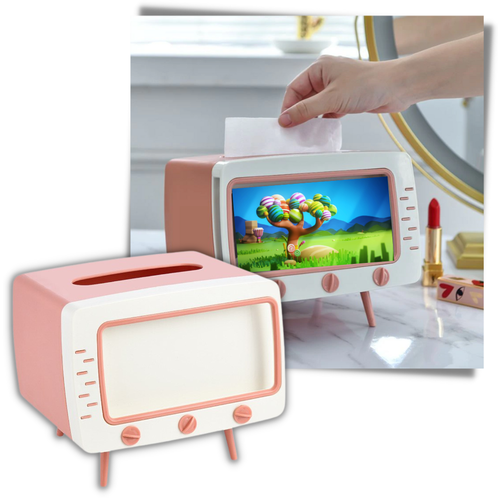 Papirdispenser med telefonholder - Ozerty