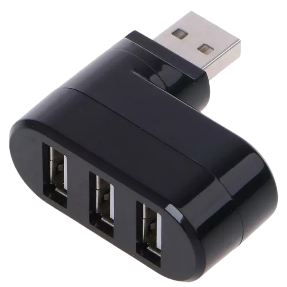 USB-roterende adapter med flere porte - Ozerty