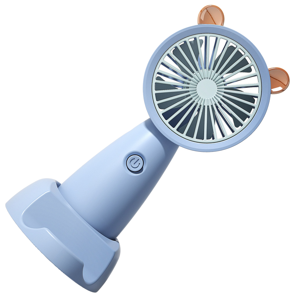 Mini USB-ventilator med telefonholder - Ozerty